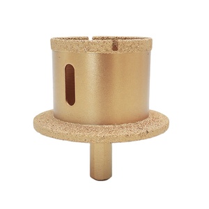 Forets diamantés brasés sous vide 40-60 mm à queue triangulaire, double couche, pour l'ouverture de trous dans les plans de travail, éviers et vasques - Product Image 1