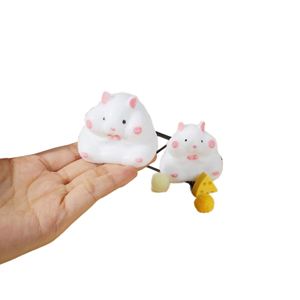 ของเล่นฟิดเจ็ตแบบกำหนดเอง - ของเล่นหนูแฮมสเตอร์น่ารักยอดฮิต - ของเล่นโมจิบีบแล้วคืนรูปช้า ช่วยคลายเครียด - Product Image 1