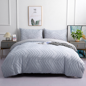 Hot Sale Modern Microfiber Eco-Friendly OEKO-TEX Certified 3pcs Tufted Comforter Set Woven 200TC Soft Hotel Comforters - Product Image 2