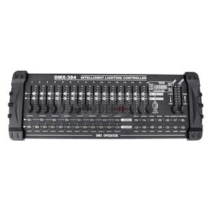เทอร์มินัลปรับแสง DMX384 แบบเสถียร พร้อมอินพุตและเอาต์พุตเสียงโมโน XLR 16 ช่องสัญญาณ ตัวเรือนอะลูมิเนียมอัลลอย - Product Image 1