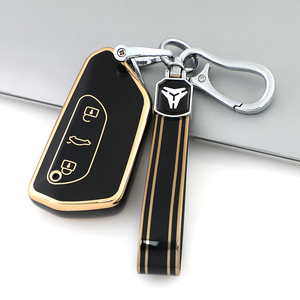 Étui de protection souple en TPU pour clé de voiture Volkswagen Golf 8 Lamando Id4x 36 L Crozz T0URAN <span class=keywords><strong>VW</strong></span> Anneaux Porte-clés Sac Accessoires - Product Image 2