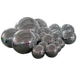 स्टेज के लिए सिल्वर मिरर बॉल बैलून इंफ्लेटेबल आकार के साथ बड़े धातु दर्पण का उपयोग करते हैं - Product Image 1