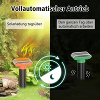 Répulsif anti-serpents, anti-rongeurs, anti-tailles, alimenté par énergie solaire, Saijzek OEM ODM, pour pelouse extérieure, ferme