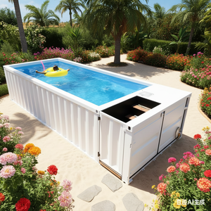 Piscina Contenedor Expandible Moderna Huaying con Plataforma y Cristal Visible, Fácil Instalación, Venta Directa de Fábrica - Product Image 2