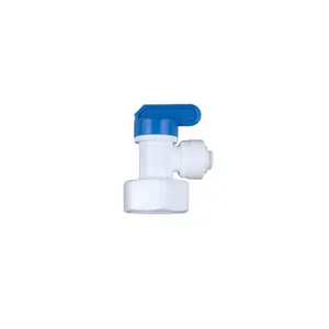 Purificador de agua RO, empuje para conectar accesorios de tubo, conexión rápida de 1/4 "a conector rápido de 3/8", filtro de agua, Unión de codo