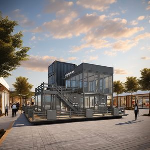 Casa Modular Prefabricada de Contenedores Modernos con Estructura de Acero Soldada para Vivir y Trabajar - Product Image 6