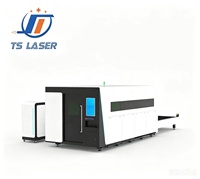 Machine de découpe laser fibre CNC 12KW personnalisable avec table d'échange fermée, fonctions de mise au point automatique et de nettoyage des buses