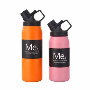 Bouteille isotherme sport 750ml 950ml en acier inoxydable 304 à double paroi pour la randonnée et les voyages - Product Image 2