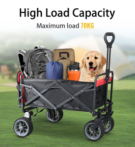 รถเข็นแคมป์ปิ้งไฟฟ้า ควบคุมด้วยรีโมท แบตเตอรี่ 2000mAh พับเก็บได้ สำหรับใช้งานกลางแจ้ง แคมป์ปิ้ง ตกปลา ช้อปปิ้ง - Product Image 4