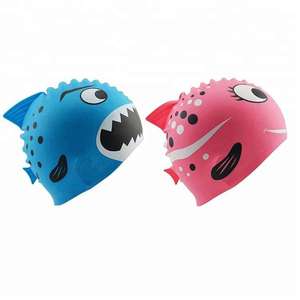 Gorro de Natación de Silicona con Diseño de Tiburón, Personalizado, Infantil, Impermeable y de Alta Elasticidad - Product Image 5