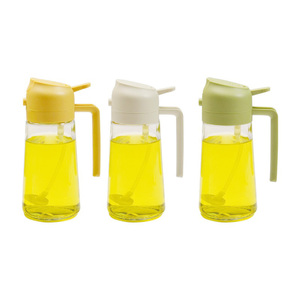 Glass 2 in 1 Olive Oil <strong>Vinegar</strong> Sprayer <strong>Bottle</strong> 470ml Wholesale Price Dispenser <strong>Bottle</strong> for Air Fryer Cooking - Product Image 3