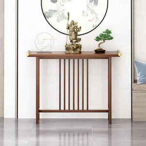 Chinese Style <b>Console</b> <b>Table</b> Wood Storage Entryway Altar <b>Table</b> Home Use <b>Narrow</b> Cabinet - Product Image 2