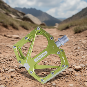 Pedales Victory Time Clock con Logotipo, Pines Asimétricos para un Agarre Superior, Plataforma Ancha <span class=keywords><strong>de</strong></span> Aluminio, para Uso en Bicicletas <span class=keywords><strong>de</strong></span> Montaña/Gravel/Commuter - Product Image 2