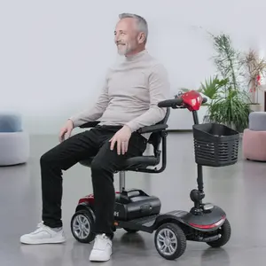 Scooter de mobilidade elétrica para idosos, preço de fábrica, 200 W-500 W, 4 rodas com 7 '' 9 '' 10 '' 13 ''