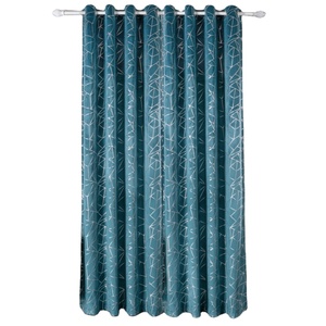 Tissu 100% polyester de luxe style européen, décoratif, en velours, rideaux occultants pour le salon, hôtel, personnalisé - Product Image 1