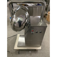Machine de revêtement de bonbons au chocolat, aux noix, aux amandes, aux cacahuètes, au sucre, multifonctionnelle, haute productivité, production commerciale de chocolat au lait