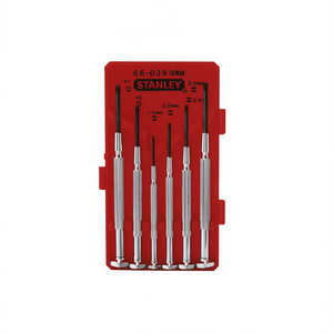Jeu de tournevis électroniques Stanley 6 pièces 1,4 mm 2,0 mm 2,4 mm 3,0 mm Outils de précision pour la réparation électronique - Product Image 2