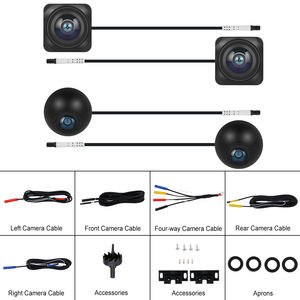 Podofo Autoradio Android 9" 4+64/6+128 2 <span class=keywords><strong>Din</strong></span> Stéréo CarPlay & Android Auto BT WiFi Radio HiFi DSP Support Caméra 360 OEM Usine - Product Image 5