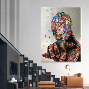 Affiches d'art mural Graffiti <span class=keywords><strong>Street</strong></span> Art Anime, Peintures Pop Movie, Impressions sur toile, Tableaux décoratifs pour salon - Product Image 3