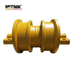 Rouleau de chenille à double bride durable et traité thermiquement pour chenilles de bulldozer D6M D6K, adapté aux travaux de terrassement - Product Image 6