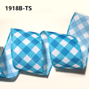 Pita Kertas Goni Lebar 2-1/2 inci (63mm) 10 yard, Pita Berpinggir Kawat untuk Pembungkus Kado, Kerajinan, Dekorasi Pohon Paskah - Product Image 3