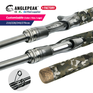 <span class=keywords><strong>Canne</strong></span> à pêche spinning/<span class=keywords><strong>casting</strong></span> XH River Lake Fishing avec poignée EVA, guides en céramique, longueurs 210cm, 228cm, 240cm, 270cm, pour la pêche au Snakehead et au Brochet - Product Image 6
