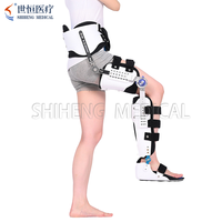 Attelle de soutien orthopédique réglable pour membre inférieur, fixation de la hanche, du genou, de la cheville et du pied, pour fracture de la jambe