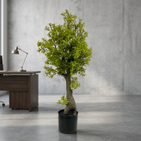 Plante artificielle de fougère H88cm, fausse plante en pot Pteris, décoration pour Thanksgiving, maison, bureau, salon, sol, balcon, cour, véranda