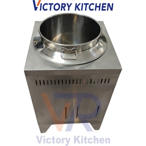 ขาตั้งหม้อสแตนเลสแบบปลายเดียว VICTORY KITCHEN สำหรับหม้อก๋วยเตี๋ยว หม้อซุป ใช้กับเตาแก๊ส เหมาะสำหรับร้านอาหาร โรงเรียน โรงอาหาร - Product Image 5