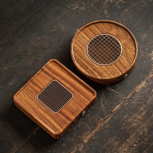 Walnut Wood Square <b>Tea</b> Tray Drainable Kung Fu <b>Tea</b> <b>Set</b> Modern Household <b>Tea</b> Table - Product Image 2