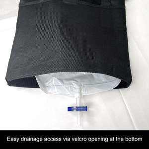 ที่ใส่กระเป๋าระบายน้ำปัสสาวะสำหรับเดินทางกันน้ำพร้อมที่ครอบสายรัดไหล่แบบปรับได้ - Product Image 3