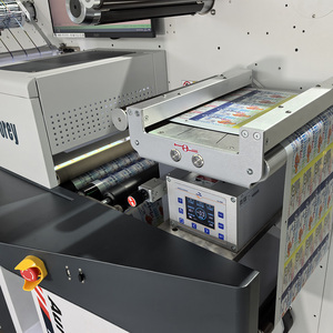 VOREY nouvelle version A8 rouleau à rouleau 12 mètres par minute étiquette numérique autocollant machine de découpe avec stratification et refendage - Product Image 3