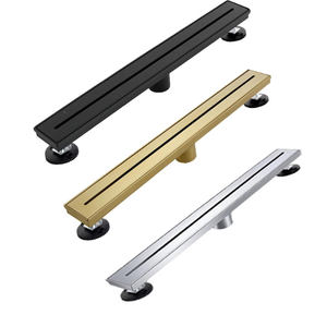Extension d'insertion <span class=keywords><strong>de</strong></span> tuile brossée rectangulaire longue et linéaire en acier personnalisée <span class=keywords><strong>de</strong></span> taille Fanda Drain <span class=keywords><strong>de</strong></span> sol SS304 avec couvercle d'insertion <span class=keywords><strong>de</strong></span> tuile 2-en-1 - Product Image 6