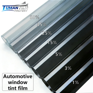 1,52m*30m Gefärbte Folie 2mil Dick UV-Schutz 99% Infrarot-Abweisung Autofenster-Glasfolie Selbstklebend 2-lagig Privatsphäre Fabrikpreis - Product Image 1