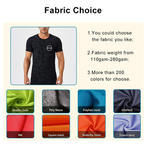 Logo personnalisé OME, broderie 3D, spandex/polyester 170 g/m², personnalisable, respirant, séchage rapide, col en V surdimensionné, entraînement physique pour hommes - Product Image 2