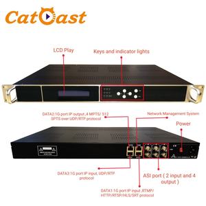 Transcodeur audio IP <span class=keywords><strong>AC3</strong></span> vers MP2/<span class=keywords><strong>AAC</strong></span> Entrée SRT MPEG-TS vers sortie UDP MPEG-TS ASI Passerelle IP - Product Image 2