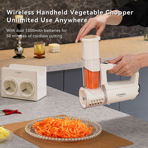 Coupe-légumes électrique domestique OEM, trancheuse <span class=keywords><strong>à</strong></span> pommes de terre et concombres, machine <span class=keywords><strong>à</strong></span> découper les oignons très efficace - Product Image 3