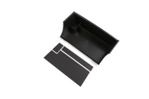 Accesorios de coche ABS negro caja de almacenamiento Central de coche caja de teléfono para Land Rover Defender 90 110 2020-2022 - Product Image 2