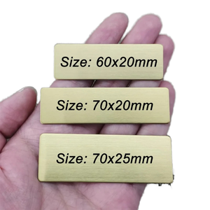Placas Personalizadas con Logotipo Grabado, Etiquetas con Nombre, Insignias de Identificación Personalizadas - Product Image 5