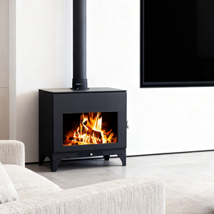 Poêle à bois moderne de petite taille pour la maison, en acier, sans fumée, facile à <span class=keywords><strong>nettoyer</strong></span>, circulation d'oxygène, foyer à bois pour la vie quotidienne - Product Image 1