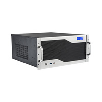 Nouveau design 5U boîtier d'ordinateur industriel avec LCD 240/360 adaptateur refroidisseur d'eau boîtier Pc 5U industriel avec nouveau design LCD