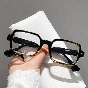 2024 Retro Fashion Designer Optical Glasses Colorful Glasses Frame Anti-Blue Light Glasses