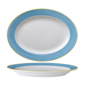 จานเสิร์ฟคาลิปโซ่ เซเลสเต้ 30.1 × 22.7 ซม. รุ่นโคโรน่า - Product Image 1