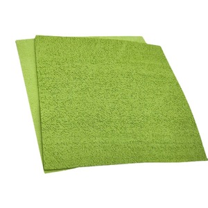 ผ้าเช็ดรถไมโครไฟเบอร์ 30x30 ซม. สีเขียว ผ้ากำจัดฝุ่น ป้องกันขุย - Product Image 4