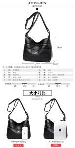 New High Quality Women Messenger Bags for Women Pu <b>Leather</b> Crossbody Bags Ladies Designer Shoulder Bags Tote Handbags and <b>Purses</b> - Product Image 2