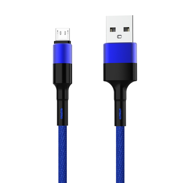 Silver Usb Data Cable for Android Phones Usb Micro Data Usb for Cable