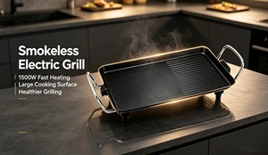 Grill électrique coréen multifonction grande capacité avec plaque en aluminium pour <span class=keywords><strong>raclette</strong></span> et barbecue domestique - Product Image 6