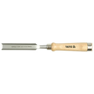 Cincel para trabajar la madera Yato de 22 mm, punta recta de acero al cromo vanadio para trabajar la madera - Product Image 1
