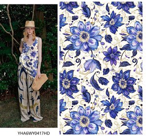 Tela de Algodón con Estampado Personalizado de Flores Pequeñas, Estilo <span class=keywords><strong>Liberty</strong></span> <span class=keywords><strong>London</strong></span> Tana, Venta Caliente de Yuhua - Product Image 1