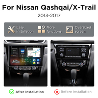 Junsun X9 Carplay Radio mobil Android untuk Nissan Qashqai J11 x-trail 3 T32 2013-2017 pemutar DVD mobil 2K QLED 7870 2.7GHz 5G/4G LTE